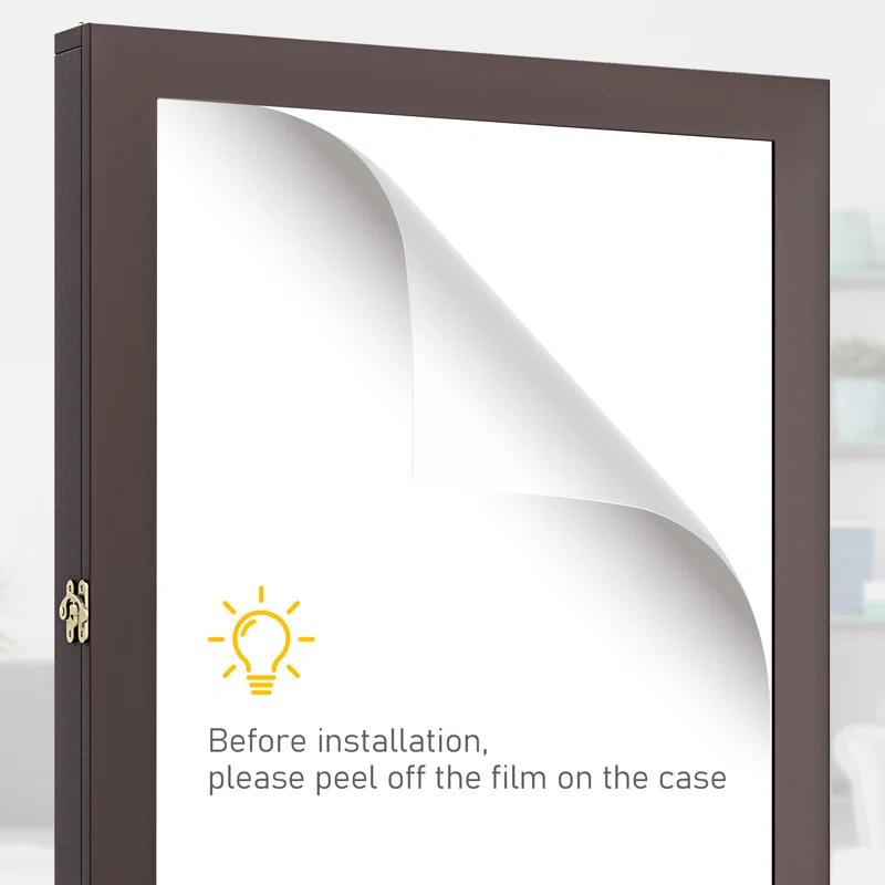 HomCom 2.5'' D Plastic/Acrylic Jersey Case | Wayfair