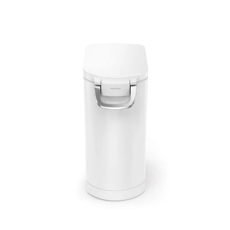 simplehuman Pet Food Storage Container Stainless Steel for Dog Food, Cat Food, and Bird Feed