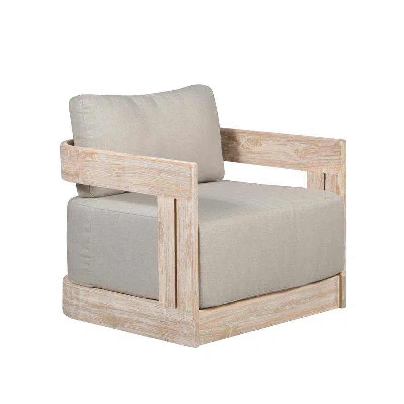 Crafters and Weavers Premium All-Weather Wicker Outdoor Lounge Chair