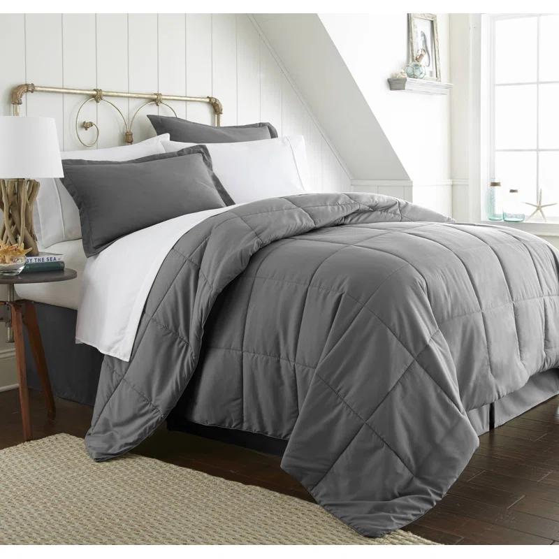 IEnjoy Home Simply Soft 8 Piece Microfiber Complete Bedding Set