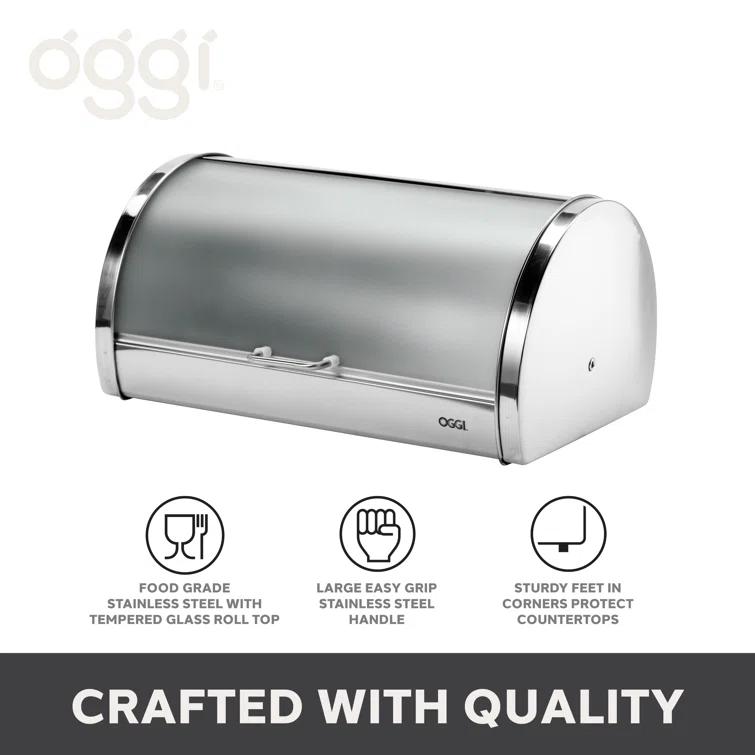 OGGI OGGI Neat Bread Box with Frosted Lid