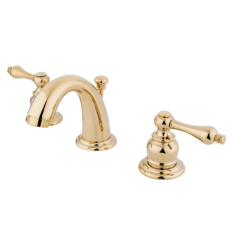 Kingston Brass KB912AL Kingston Brass Victorian Two-Handle 3-Hole Deck Mount Bathroom Faucet with Pop-Up