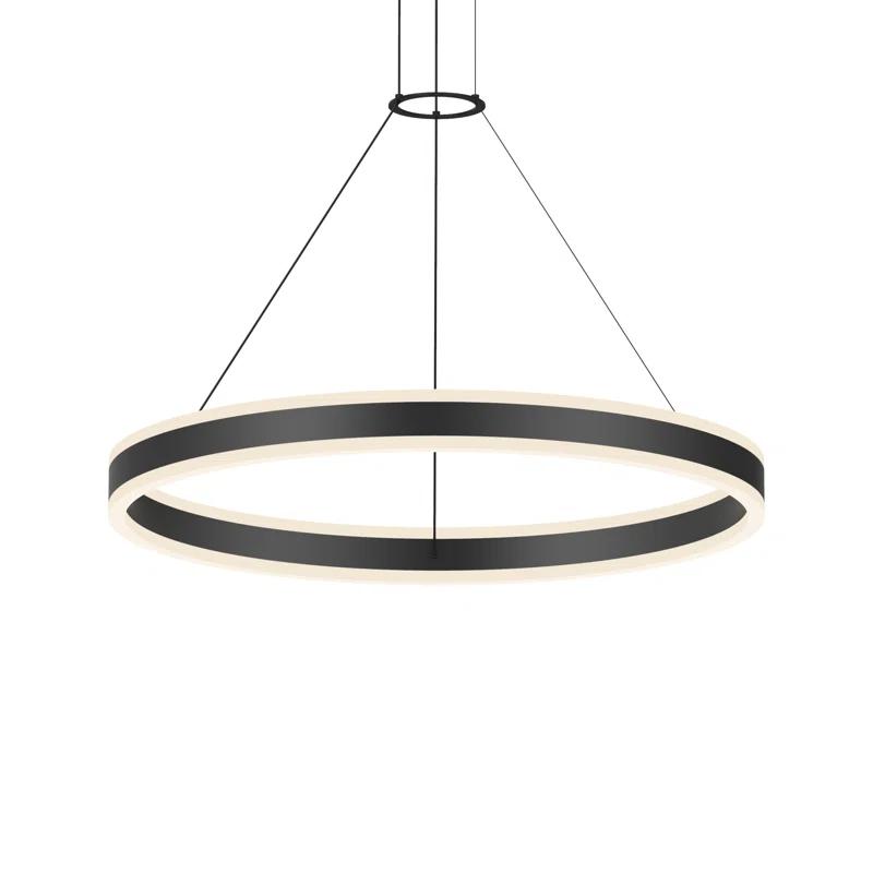 Double Corona 2 - Light Dimmable LED Wagon Wheel Chandelier