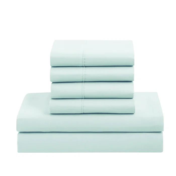 Sweet Home Collection All Season Bed-in-A-Bag 5pc/7pc Solid Color Comforter & Sheet Set Ultra Soft Bedding by Sweet Home Collection