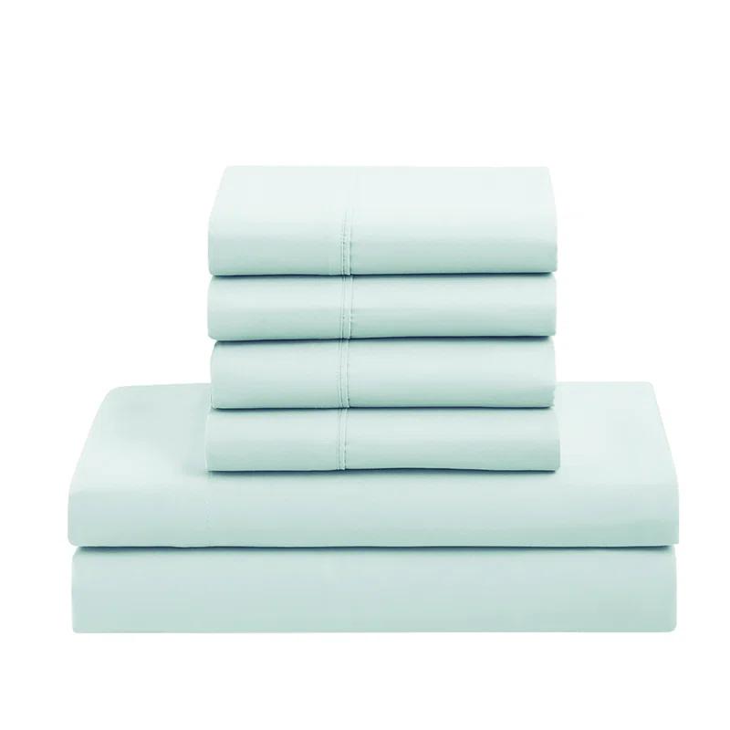 Sweet Home Collection All Season Bed-in-A-Bag 5pc/7pc Solid Color Comforter & Sheet Set Ultra Soft Bedding by Sweet Home Collection