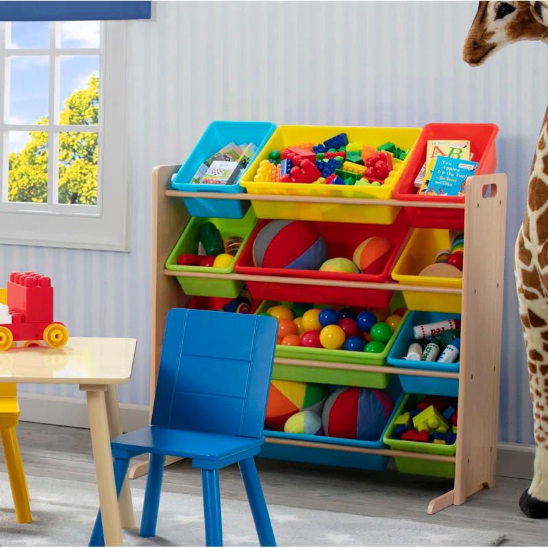 Delta Children Delta Children Kids Toy Storage Organizer with 12 Plastic Bins