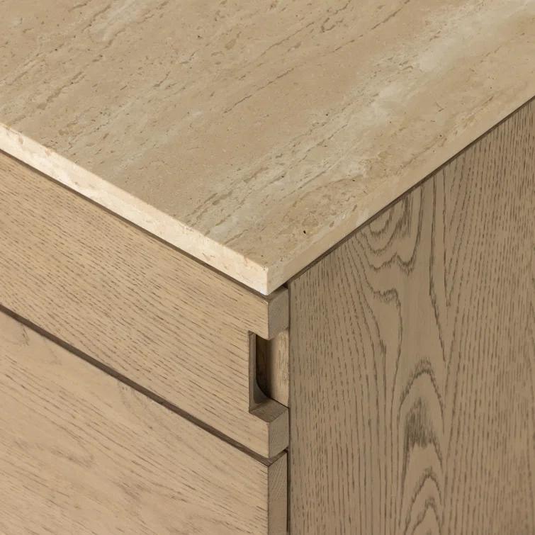 Brecken Nightstand - Natural Oak