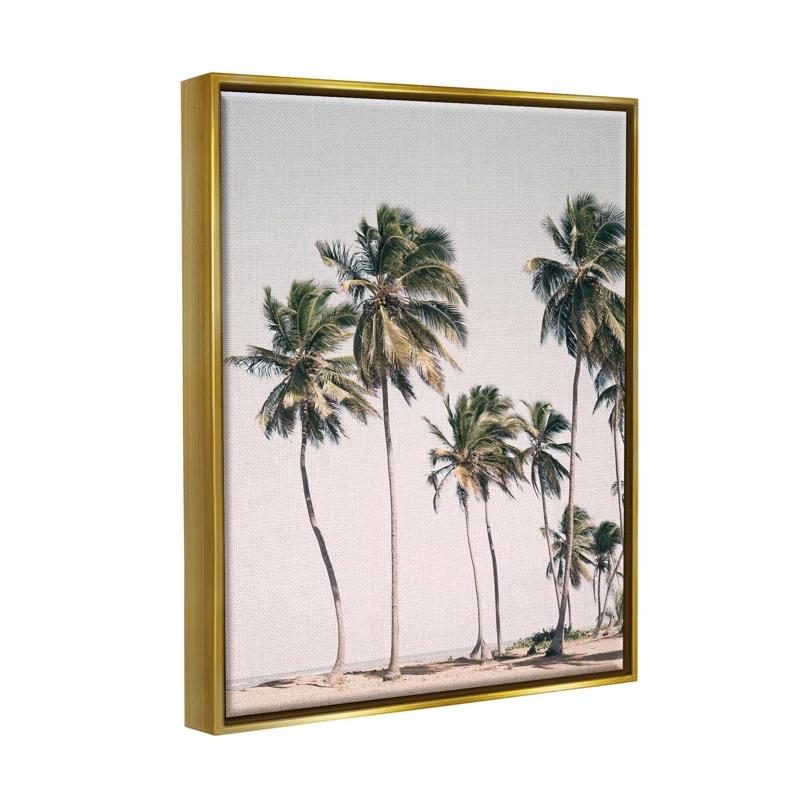 Stupell Industries " Windblown Palm Trees " by Sisi And Seb