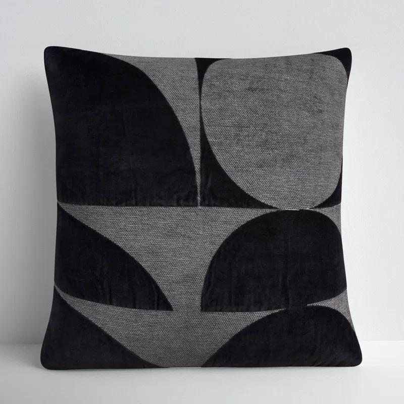 Joshelin Embroidered Cotton Throw Pillow