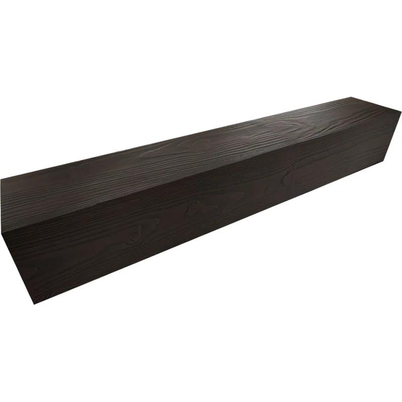 Ekena Millwork Sandblasted Endurathane Faux Wood 3-Sided Ceiling Beam (U-beam)