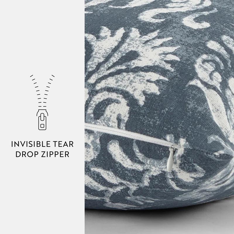 Cotton Throw Square Pillow Cover & Insert