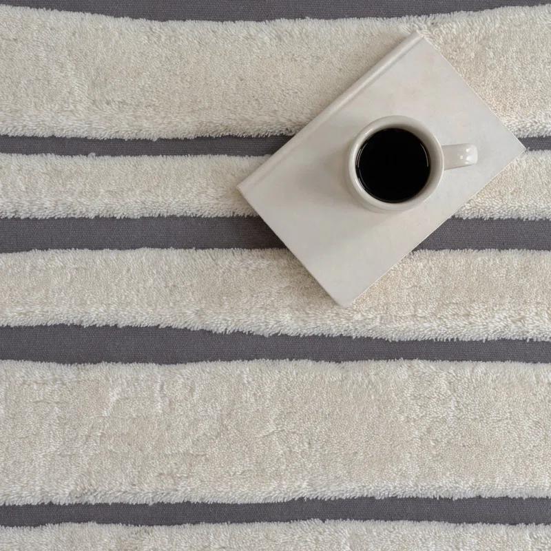 Frenshe Interiors x Rugs USA Frenshe Interiors x Rugs USA Studio Striped New Zealand Wool Area Rug