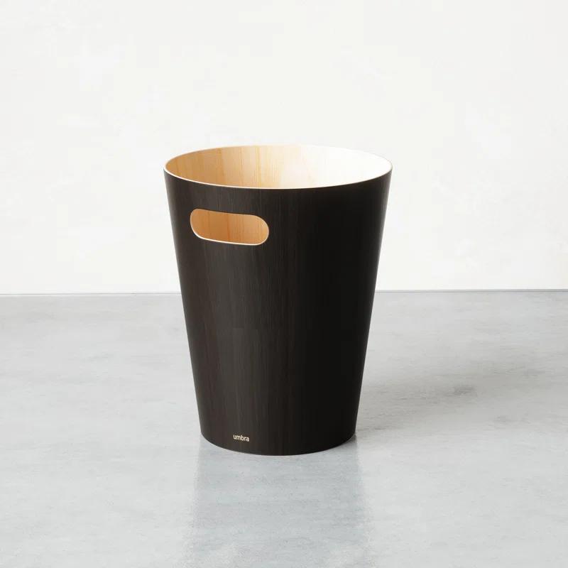 Umbra Woodrow Manufactured Wood Open Waste Basket - 2.25 Gallons