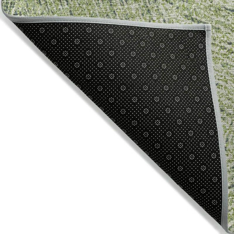 Chayden ACN991 1'8" x 2'6" Machine Washable Gray Indoor/Outdoor Area Rug