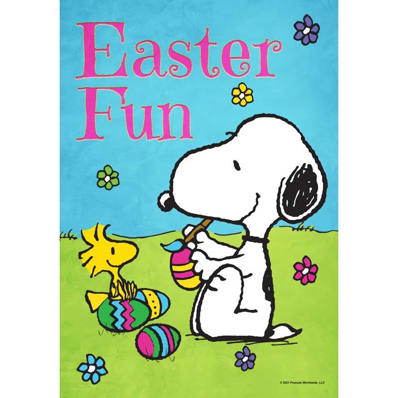 Back Yard Glory Double Sided 18'' H x 12.5'' W Garden Flag