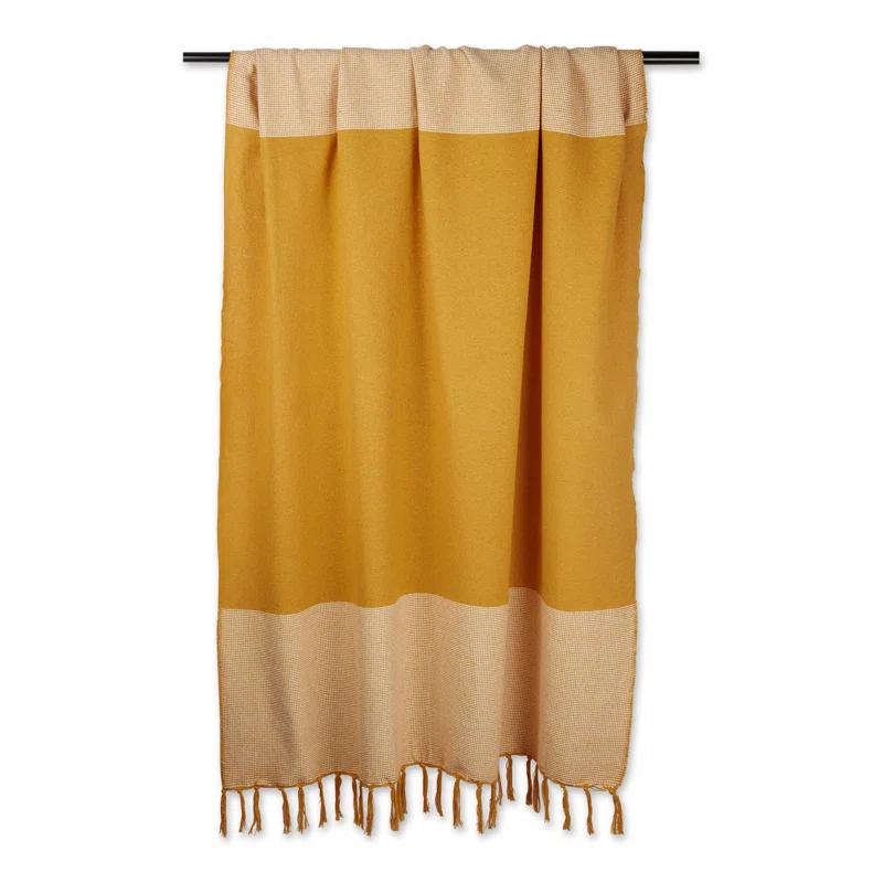 Design Imports Plain Weave / Muslin Throw Blanket