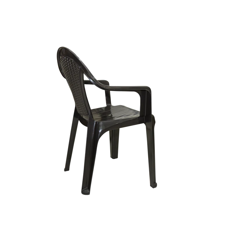 Orren Ellis Outdoor Stacking Dining Armchair (Set of 4)