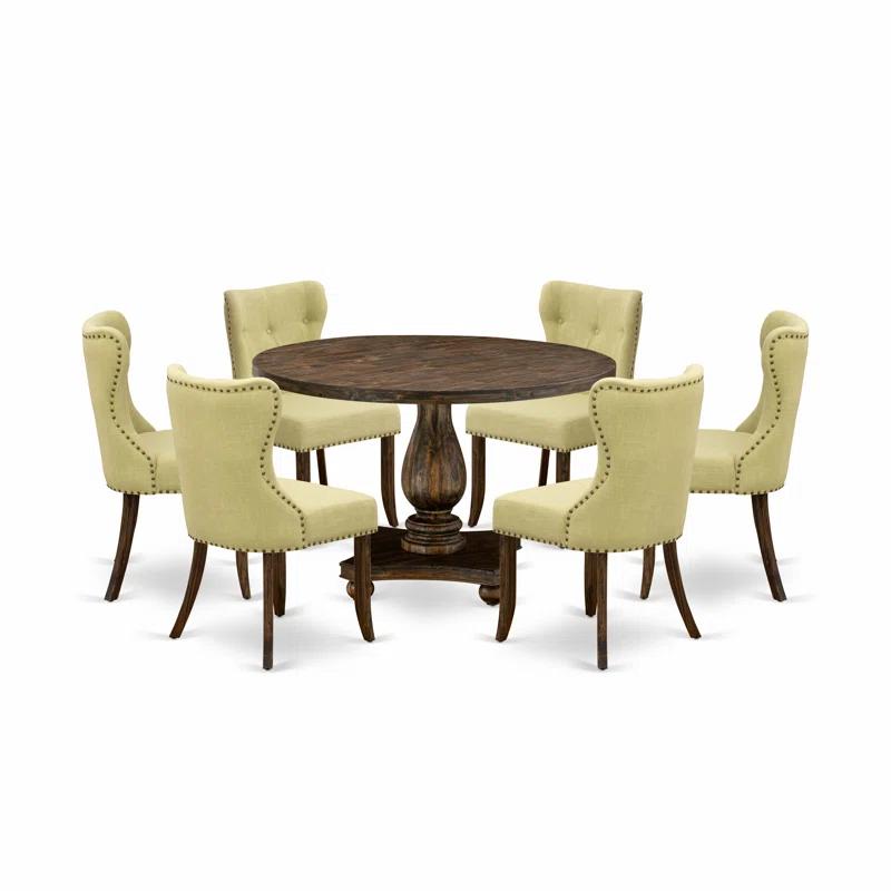 Ambermarie Pedestal Dining Set