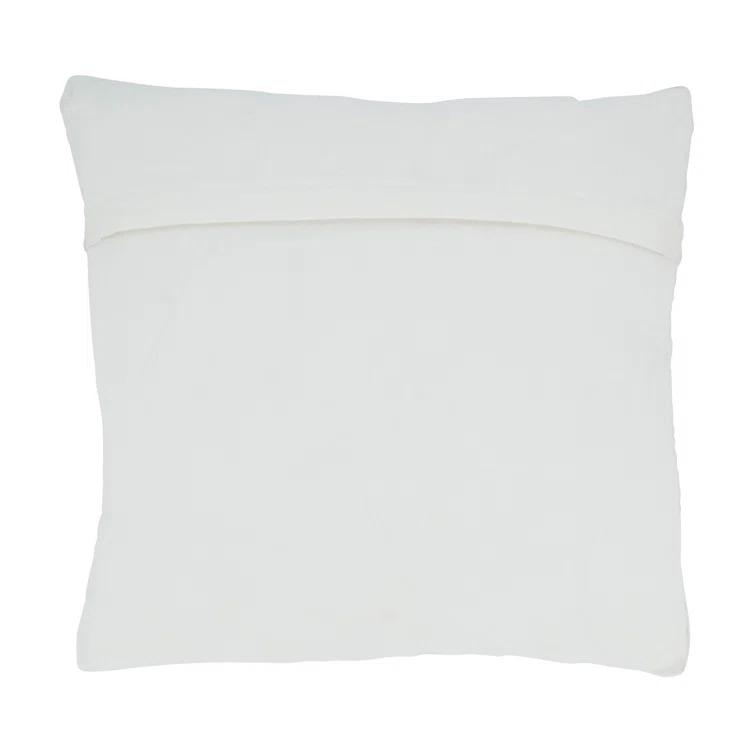Saro Nautica Collection Geometric Cotton Pillow Cover