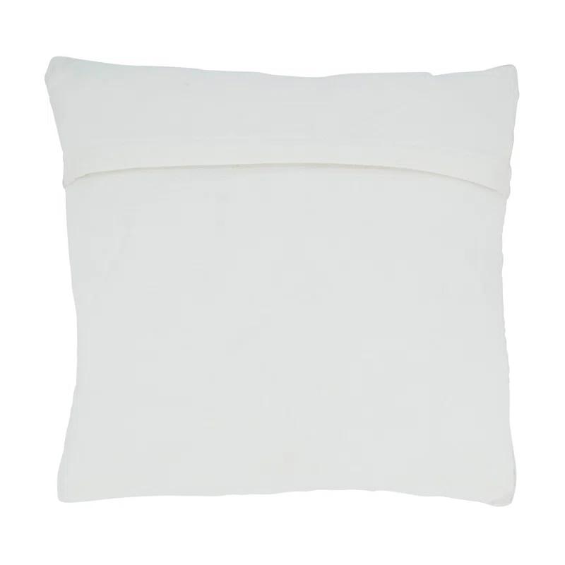 Saro Nautica Collection Geometric Cotton Throw Pillow