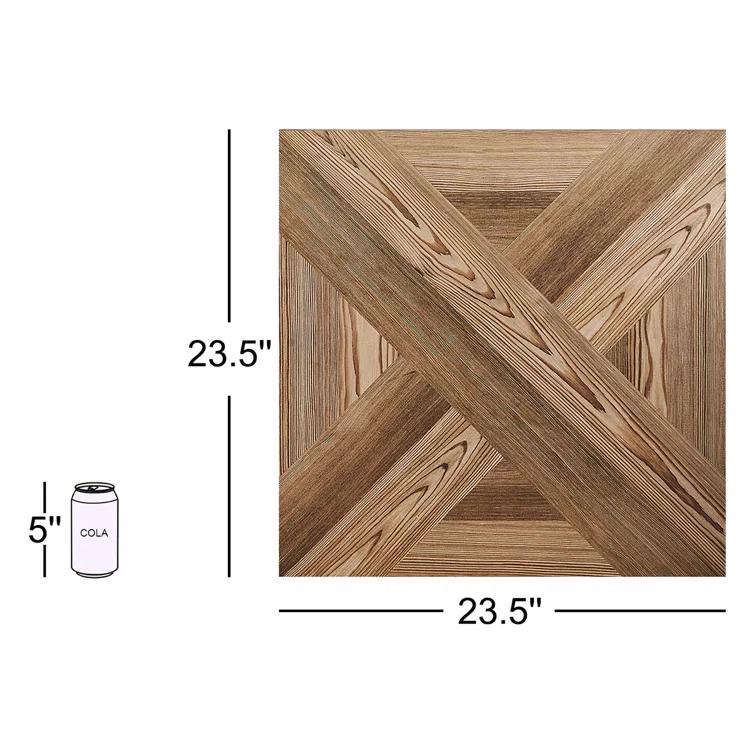Bond Tile Evergreen 24" x 24" Porcelain Wood Look Wall & Floor Tile (11.62 Sq. ft./ Case)