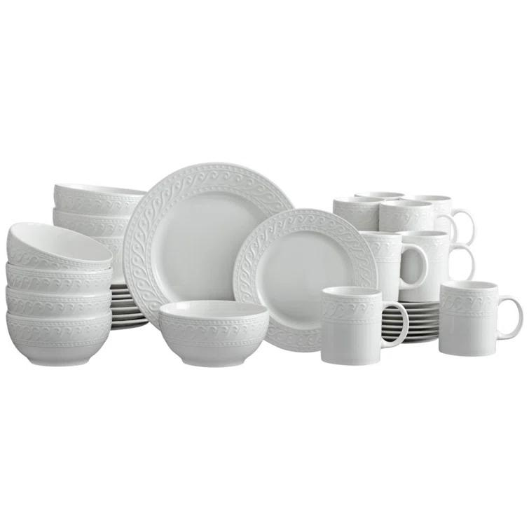 Pfaltzgraff Pfaltzgraff Sylvia 32-Piece Porcelain Dinnerware Set, Service for 8