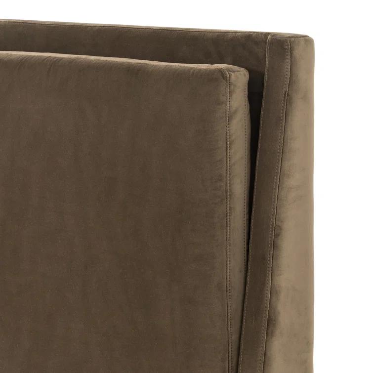 Rexford Platform Bed - Cream / King