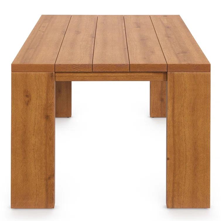 Modway Tahoe Outdoor Patio Acacia Wood Side Table In Natural & Reviews | Wayfair