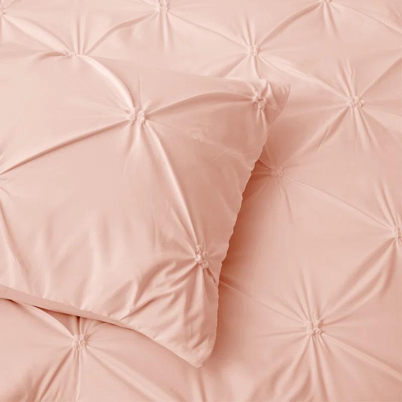 Peace Nest Box Stitch Geometric Shapes Comforter Set (Set of 3)