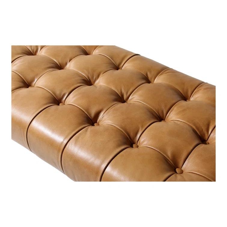 Ram Leather Bench (54")