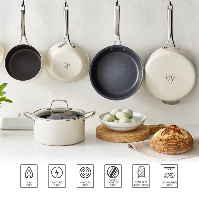 Martha Stewart Martha Stewart 10 Piece Hard-Anodized Aluminum Non Stick Cookware Set