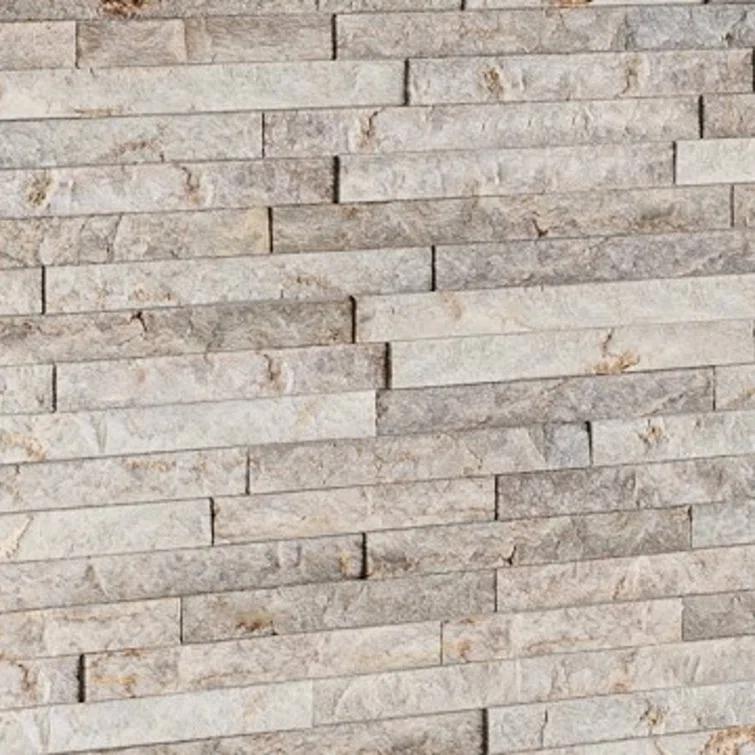 Cruz Bay Studio Slender Strip 3in.x12in. Split Face Marble Wall Tile