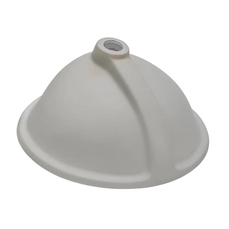 Ruvati RVB0616 Ruvati inch Undermount Bathroom Vanity Sink White Oval Porcelain Ceramic with Overflow