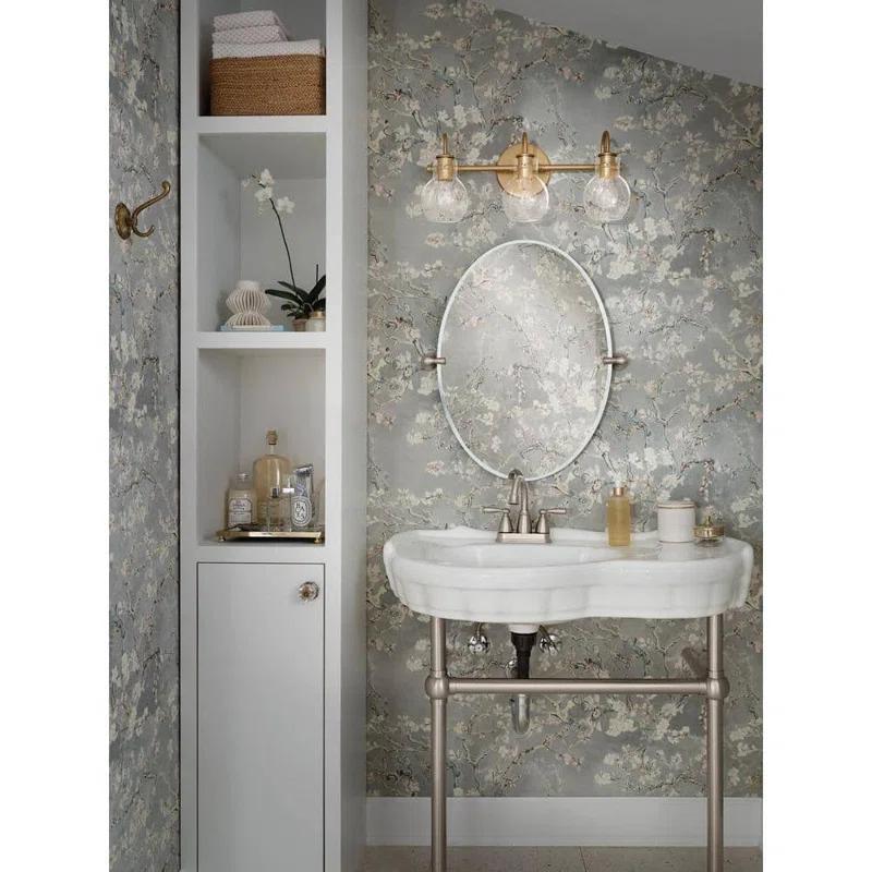 Moen Moen Banbury 4 in. Centerset Double Handle Bathroom Faucet 84943SRN