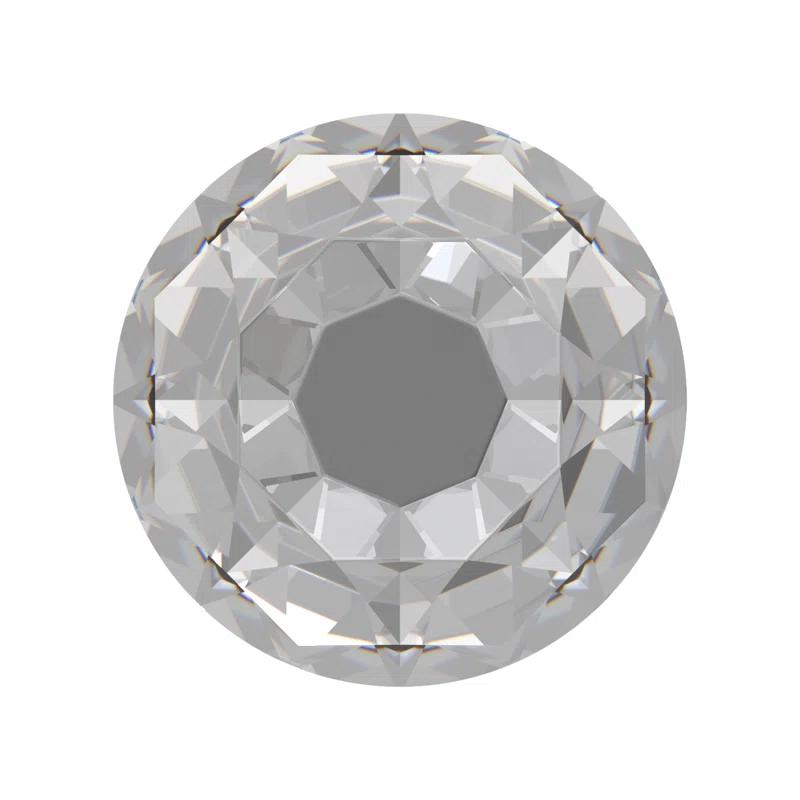 Hickory Hardware Heritage Designs Kitchen Cabinet Knobs 1-1/4" Glass Knob for Doors, Drawers and Dressers (Set of 10)