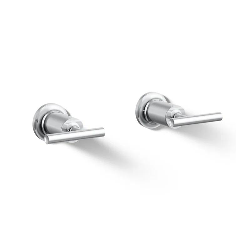 Purist® Deck- or Wall-Mount High-Flow Bath Trim with Lever Handles