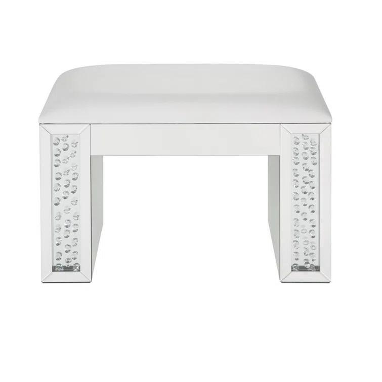 Everly Quinn Manufactured Wood Accent Stool