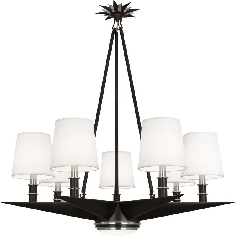 Robert Abbey Cosmos 8 - Light Dimmable Geometric Chandelier