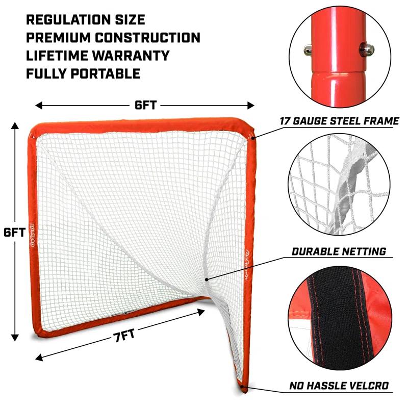 GoSports Portable Lacrosse Goal