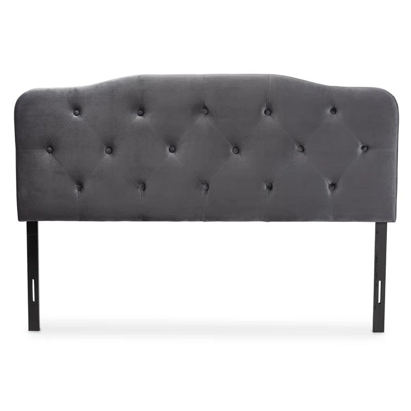 Corrigan Studio® Turek Velvet Upholstered Panel Headboard