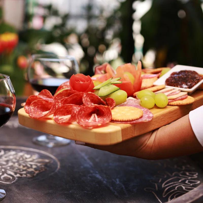 JOYCE CHEN Joyce Chen Large Burnished Bamboo Cutting Board, 10X15-Inch