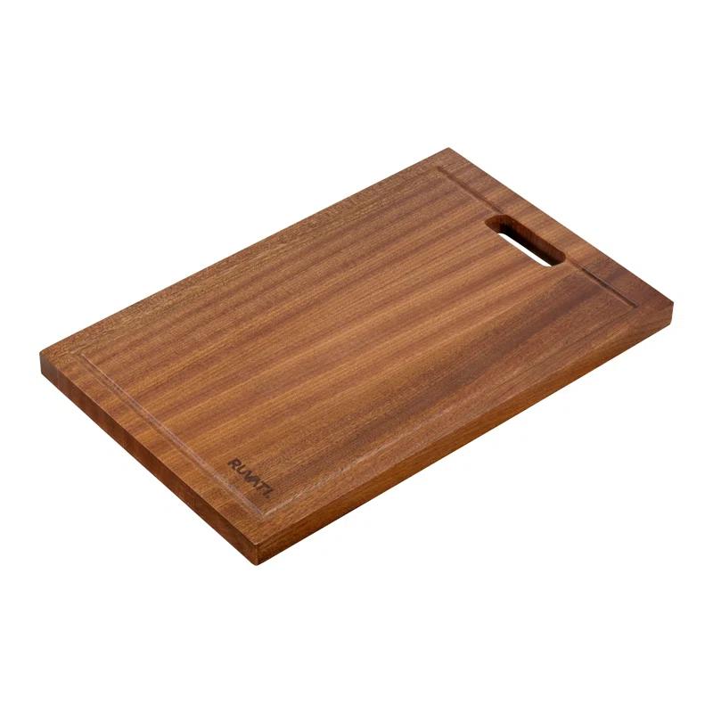 Ruvati LedgeFit Solid Wood Replacement Cutting Board for Ruvati Workstation Sinks