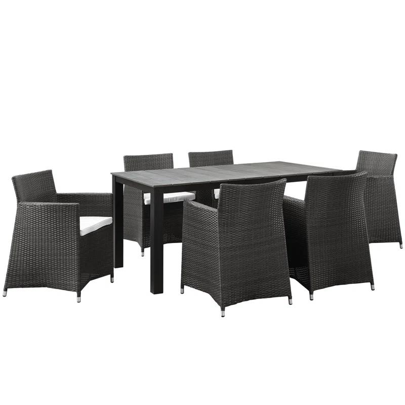 Modway Modway Junction 7-Piece Outdoor Patio Dining Set with Cushion