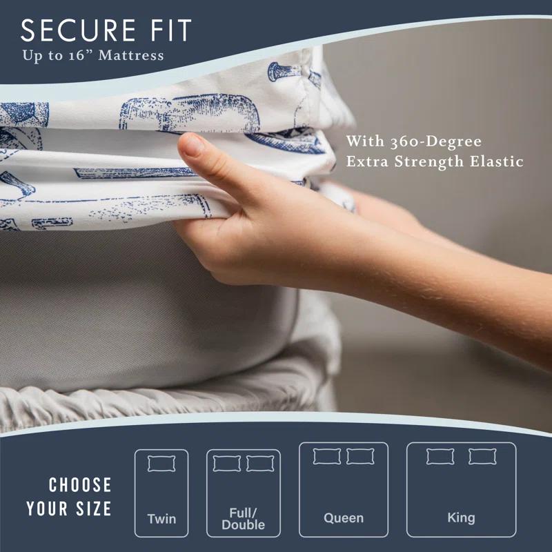 Where the Polka Dots Roam Sports Classic Collection Sports Kids Sports Bedsheets Set, Super Soft Baseball, Football, Soccer Themed Bedsheets