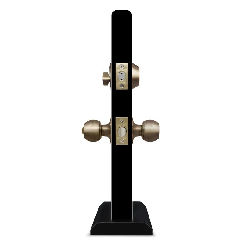 Complete Entry Knob Set with Single Cylinder Deadbolt