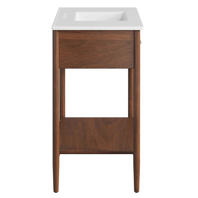Modway Modway Zaire 36'' Single Bathroom Vanity with Ceramic Top