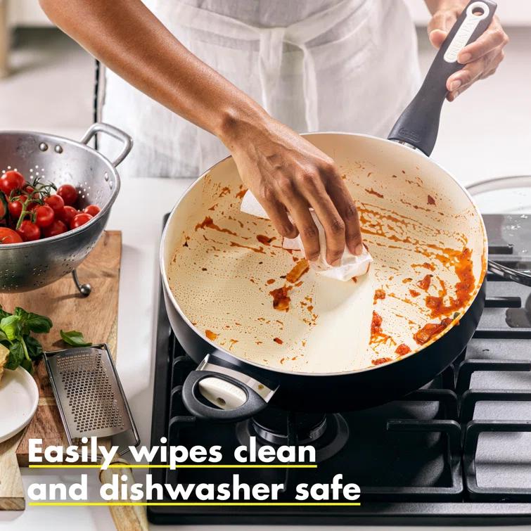 GreenPan Rio Healthy Ceramic Nonstick 5Qt Saute Pan with Lid & Reviews | Wayfair