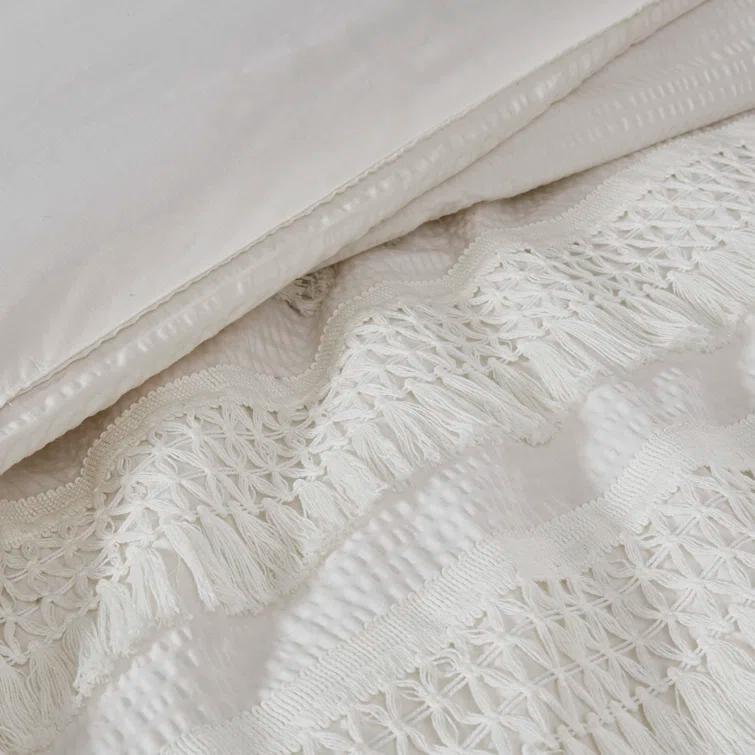 Kelly Clarkson Home Hugo 3 Piece Cotton Seersucker Comforter Set