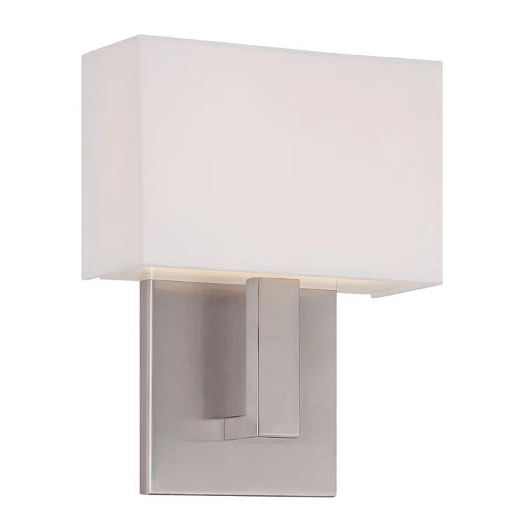 Brushed Nickel Outdoor Dimmable LED Wall Sconce