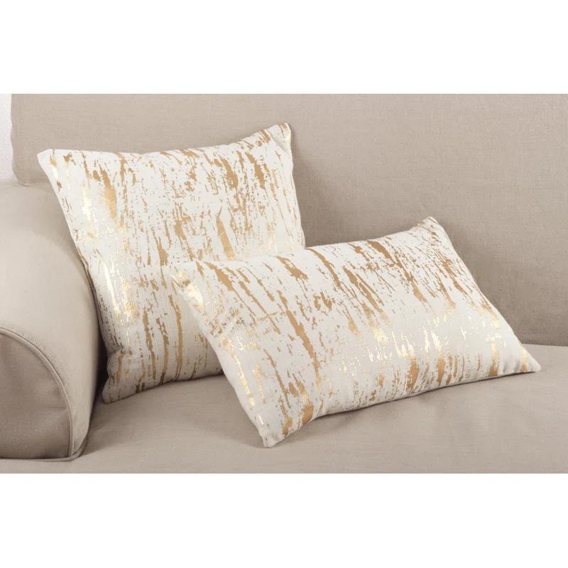 Loretta Abstract Square Cotton Pillow Cover